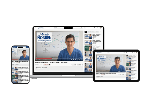 Clase online del Método NORBEL® en varios dispositivos